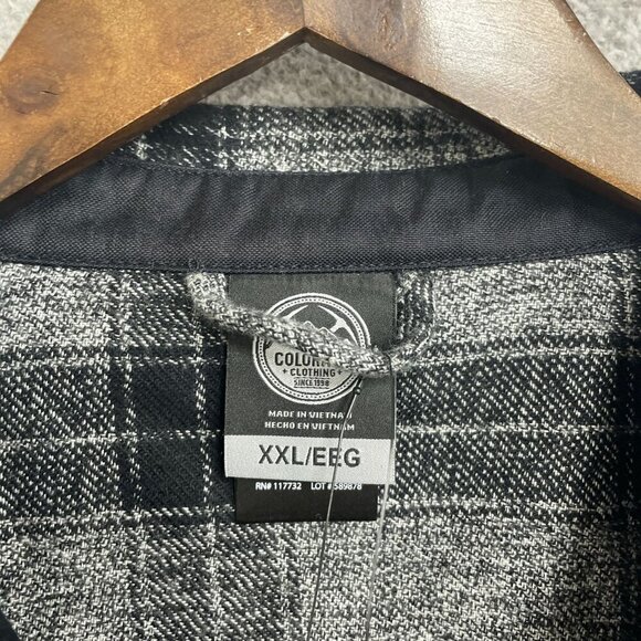 NEW Colorado Clothing Men's XXL Plaid Flannel Shirt Jacket Plaid - Picture 6 of 10